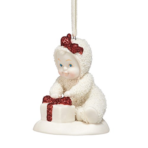 Snowbabies Department 56 All Wrapped in Bows Ornament, 2.6-Inch