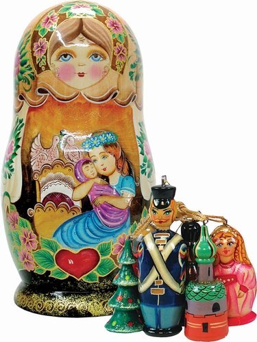 Russia Mother Love Ornament Doll