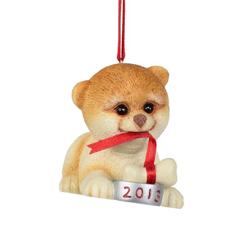 Department 56 Presents Boo The World’s Cutest Dog Dated Dish Ornament, 2.25-Inch