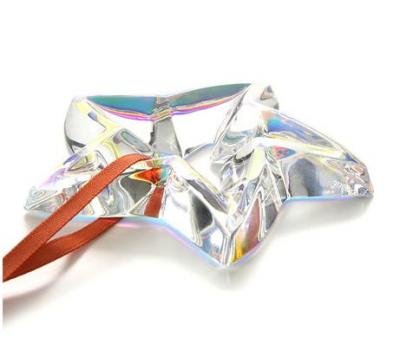 Baccarat Crystal Iridescent Star Ornament