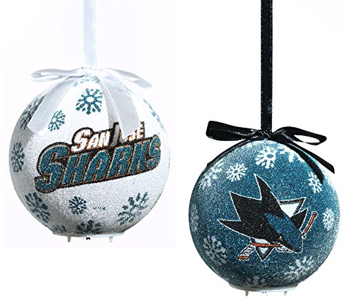 San Jose Sharks LED Ornament Set