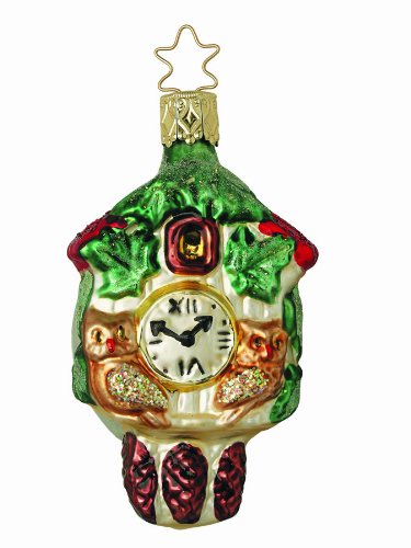 Inge-Glas Old World Timepiece Christmas Ornament