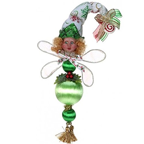 Mark Roberts Fairy Ornaments 51-42200 Pepperment Snowflakes Fairy Orn 8 inch