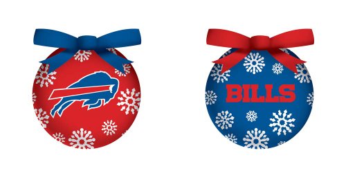 Buffalo Bills Boxed LED Ornament Set