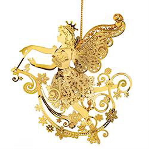 The Danbury Mint 2014 Sugar Plum Fairy Gold Ornament