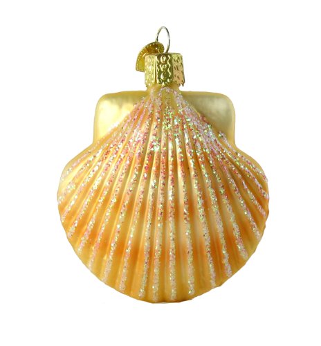 Old World Christmas Clam Shell Ornament