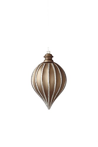 Sage & Co. XAO17542PL 6″ Shatterproof Glitter Drop Ornament