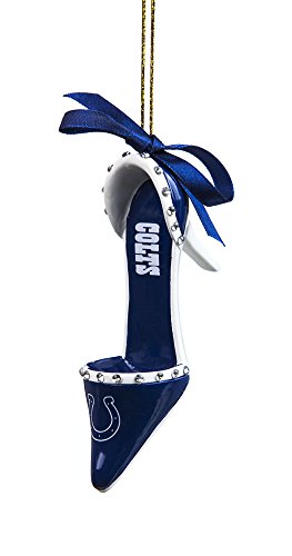 Indianapolis Colts High Heel Shoe Christmas Ornament