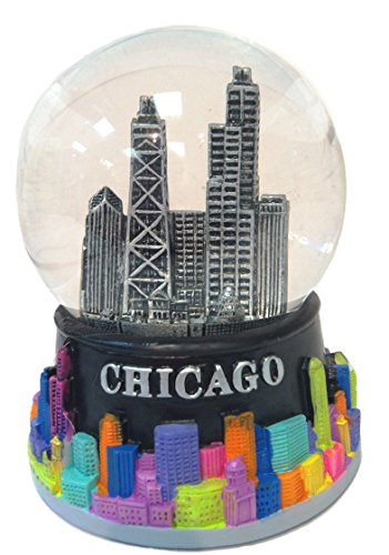 Chicago Color Splash Mini Snowglobe (45mm)