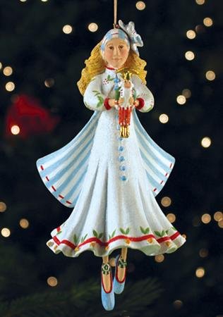 Patience Brewster Clara Ornament – Krinkles Christmas Décor New 08-30801