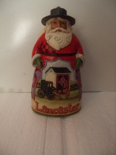 Jim Shore Heartwood Creek Santa’s Across America Lancaster Hanging Ornament
