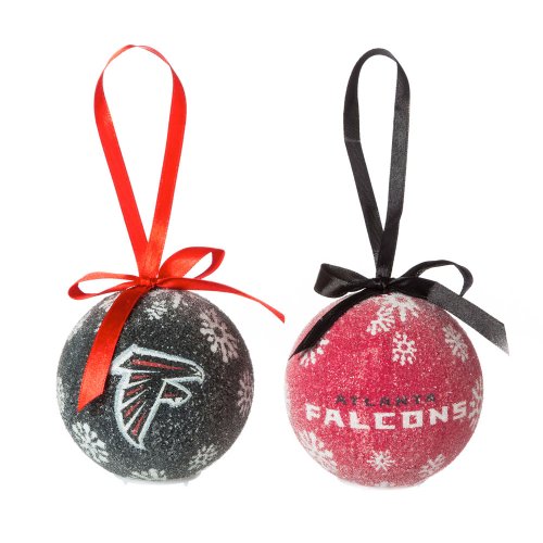 Atlanta Falcons LED Boxed Christmas Ornament Set