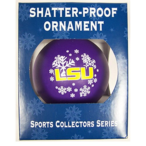 LSU Tigers Official NCAA 3 inch Shatterproof Christmas Ornament by Topperscot