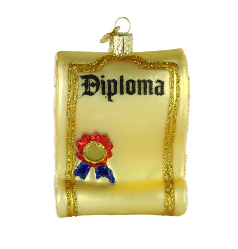 Old World Christmas Diploma Ornament