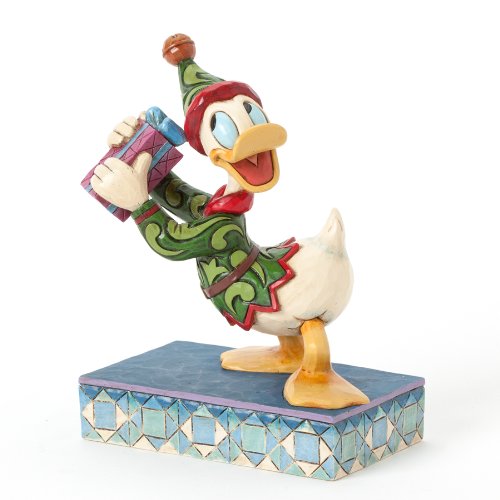 Jim Shore for Enesco Disney Traditions by Donald Elf Figurine, 5.45-Inch