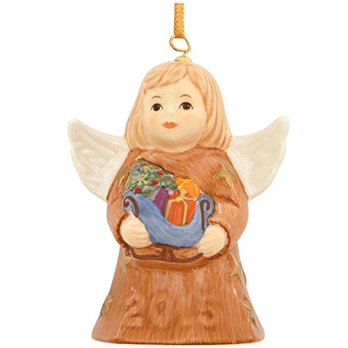2015 Goebel Annual Dated Angel Bell Ornament Caramel 40th Edition