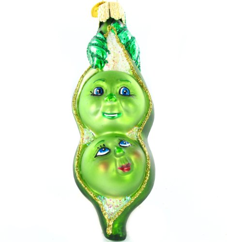 Old World Christmas Two Peas in a Pod Ornament