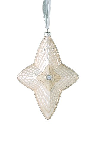 Sage & Co. XAO14580CR North Star Glass Ornament
