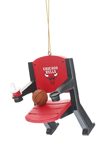 Chicago Bulls Official NBA 4 inch x 3 inch Stadium Seat Ornament