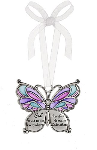 Butterfly Wishes God Could Not Be Everywhere Therefore He Made Godmothers Ornament