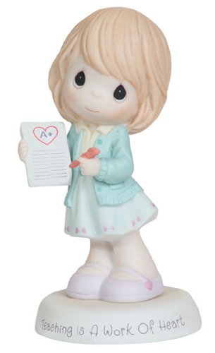 Precious Moments Teacher with Pen and Papers Figurine