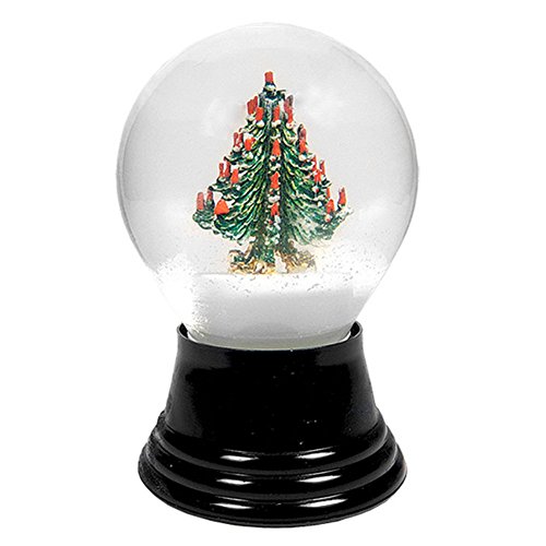 Alexander Taron Perzy Snowglobe, Medium Christmas Tree – 5″H x 3″W x 3″D