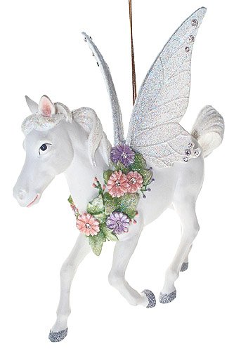 December Diamonds Pegasus Horse Christmas Ornament