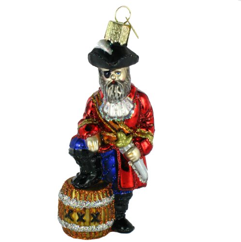 Old World Christmas Pirate Captain Ornament