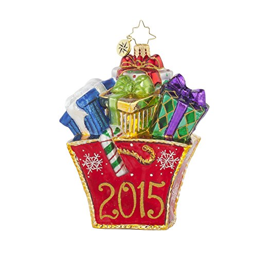 Christopher Radko 2015 Presently Shopping Christmas Ornament