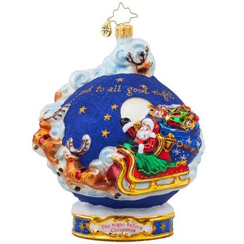 Christopher Radko And to All a Goodnight! ‘Twas the Night Before Christmas Ornament Series
