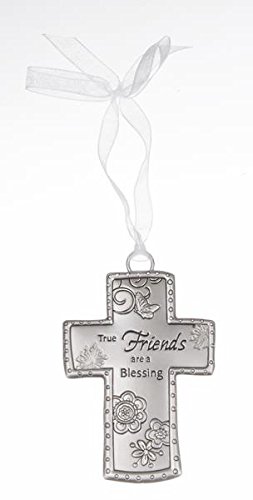 Cross Ornament By Ganz- True Friends Are a Blessing