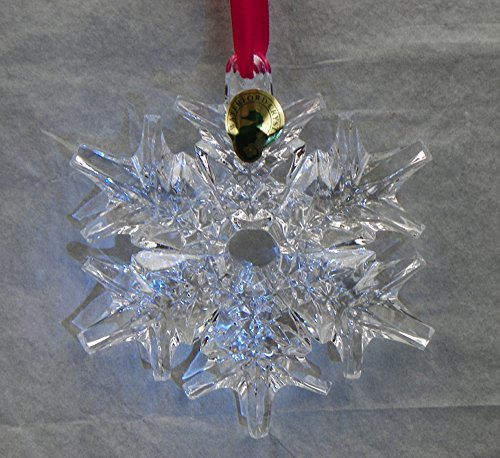 Waterford Crystal Snow Pierced Ornament