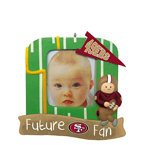 San Francisco 49ers Official NFL 5 inch x 5 inch Future Fan Photo Frame Christmas Ornament by Evergreen 164538