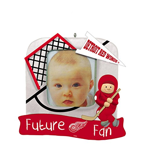 Detroit Red Wings Official NHL 5 inch x 5 inch Future Fan Photo Frame Christmas Ornament by Evergreen 165788