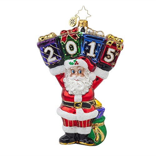 Christopher Radko 2015 a Year to Display Christmas Ornament