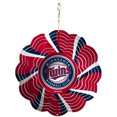 Minnesota Twins Geo Spinner Christmas Ornament