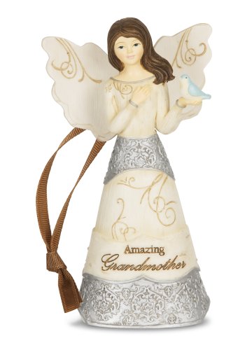 Pavilion Gift Company 82343 Elements “Grandmother” Angel Figurine, 4-1/2-Inch