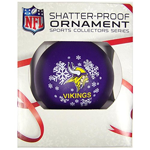 NFL Minnesota Vikings Shatter-Proof Plastic Ornament