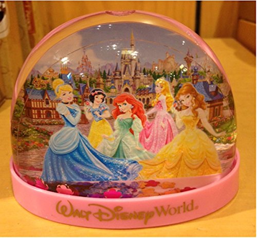 Disney Parks Princess Plastic Snowglobe Snow Dome NEW