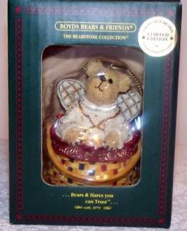 Boyds Bears & Friends Longaberger 2003 Melody Angel Christmas Ornament