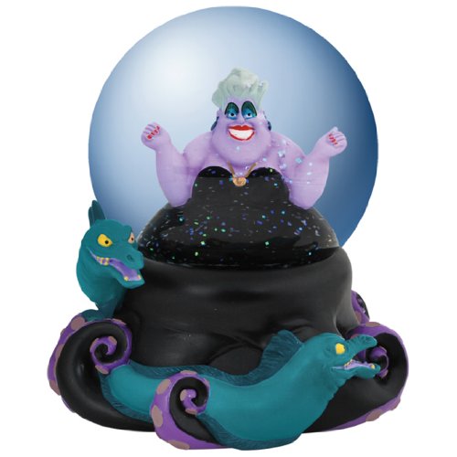 Westland Giftware Musical Water Globe Figurine, 100mm, Disney Villain Ursula