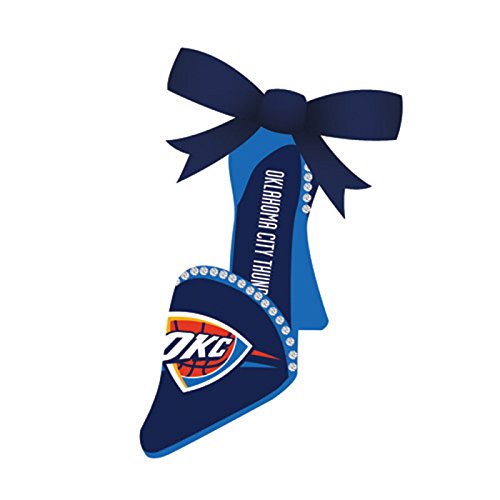 Oklahoma City Thunder Official NBA 3 inch x 1.5 inch Team Shoe Ornament