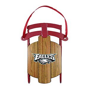 Philadelphia Eagles Official NFL Metal Sled Christmas Ornament by Topperscot 995721