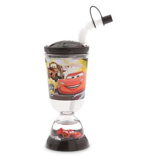 Disney Cars Lightning Mcqueen Snowglobe Tumbler with Straw By 5starservice