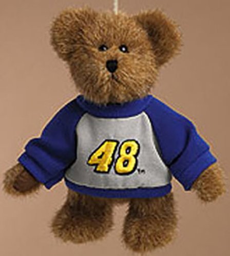 Jimmie Johnson # 48 Bear Ornament Boyds Nascar Plush in Shirt Great Gift for Fans