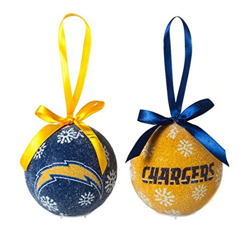 San Diego Chargers LED Ornament Set