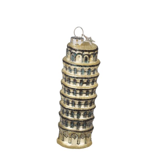 Midwest CBK Leaning Tower of Pisa Christmas Ornament