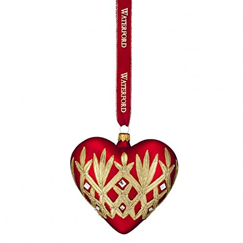 Waterford Araglin Heart Ornament, 4.5″