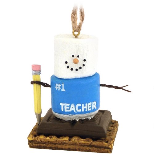S’mores Number 1 Teacher Christmas Ornament