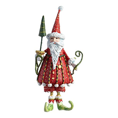3.5″ Patience Brewster Krinkles Mini Dashing Santa Decorative Christmas Ornament